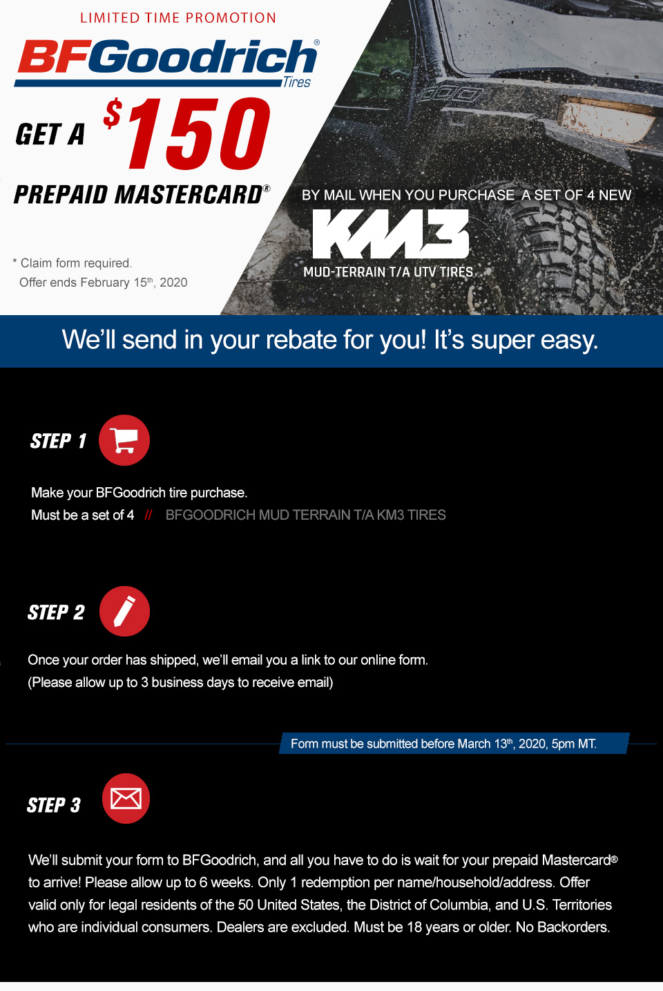 Bfgoodrich Mail In Rebate Form