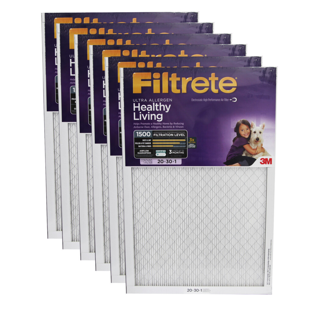 3M Filtrete 20x30x1 Ultra Allergen Reduction Air Filter 6 Pack EBay