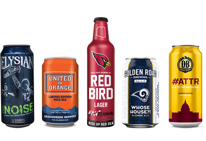 Anheuser Busch Craft Breweries Partner With NFL For Team Beers InsideHook