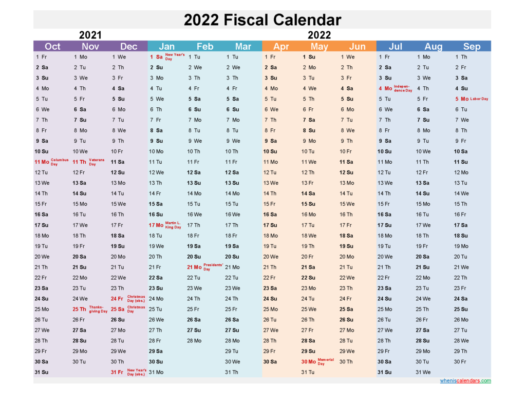 Fiscal Year Calendar 2023 Template No fiscal22y12