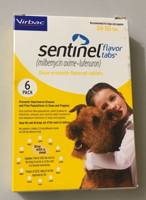 Sentinel Flavor Tabs 6 Pack 26 50 Lbs Exp Date 3 2024 For Sale Online Sentinel Flavor Tabs 6 Pack 26 50 Lbs Exp Date 3 2022 For Sale Online