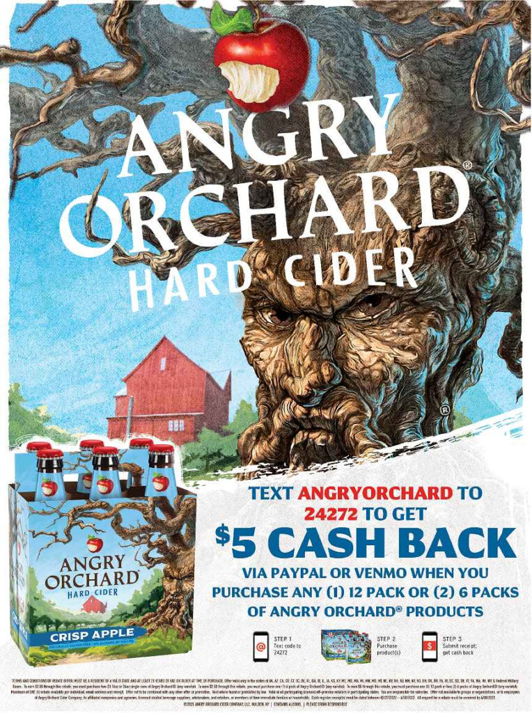 ANGRY ORCHARD CIDER REBATE Dahlheimerbeverage