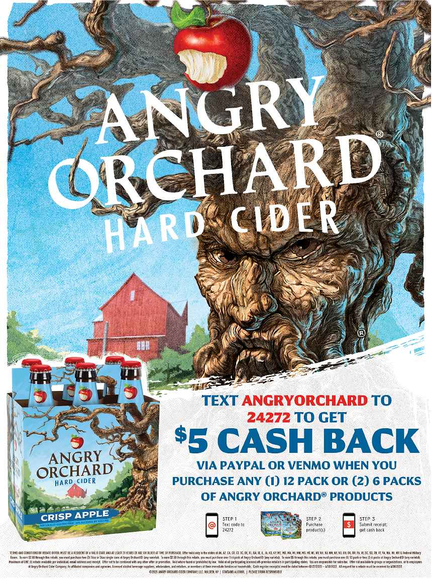 ANGRY ORCHARD CIDER REBATE Dahlheimerbeverage ANGRY ORCHARD CIDER REBATE Dahlheimerbeverage