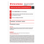 Any Rebates On Firestone Tires Printable Rebate Form