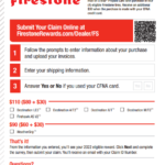 Firestone Printable Rebate Form