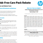 HP Rebate Form 2023 Printable Rebate Form