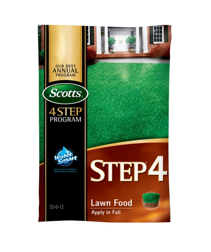 Scotts 4 Step Program Step 4 Fall Lawn Fertilizer Walmart